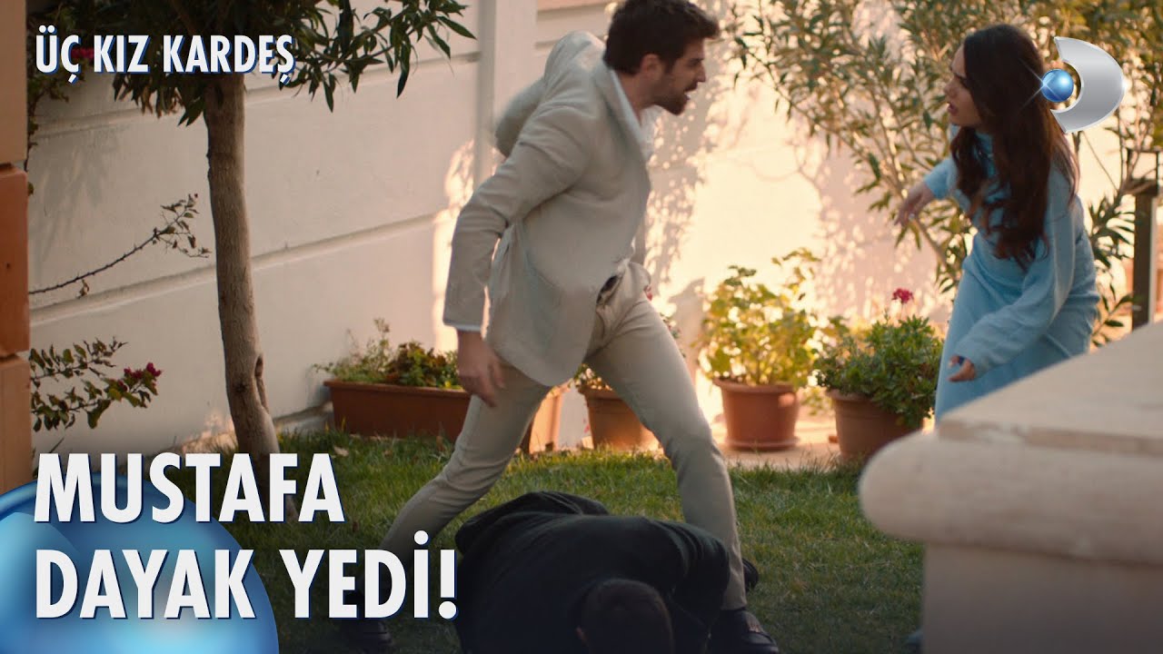 Somer, Türkan için Mustafa'yı dövdü! | üç Kız Kardeş 34. Bölüm