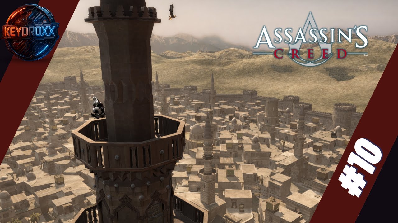 ASSASSIN'S CREED 1 FR #10 : PAS D'ASSASSINA MAIS UNE VUE DE DINGUE DANS CET EPISODE !!!