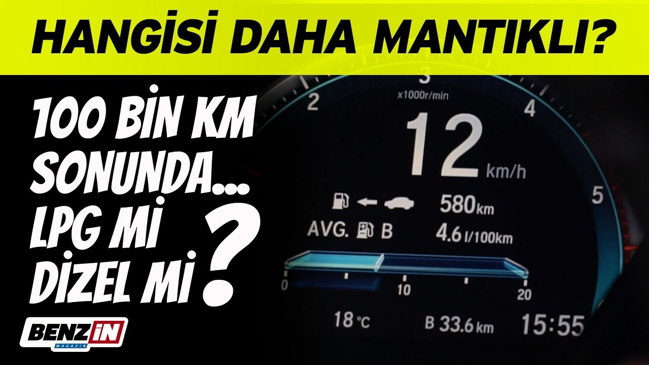 100 bin km sonunda hangisi daha mantıklı? | LPG mi dizel mi?