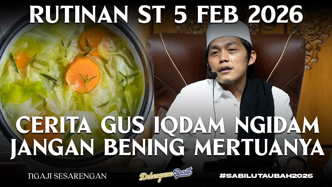 OBAT PALING AMPUH! Cerita Gus Iqdam Terbaru saat Sakit Malah Ngidam 