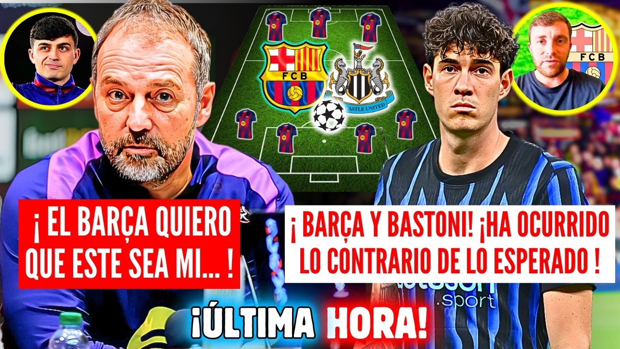 🚨BOMBAZO HANSI FLICK DECISIÓN DEJÁ TODO SHOCK 😱 BARÇA FICHAJE BASTONI NADIE ESPERA🔥 PEDRI NUEVO PLAN