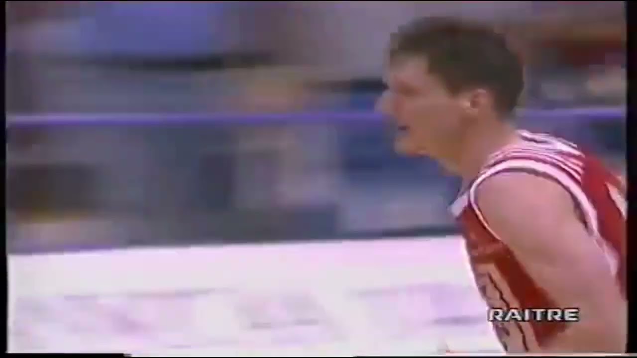 Gregor Fucka 1996 LEGA Final G1 Teamsystem Fortitudo Bologna - Stefanel Milano