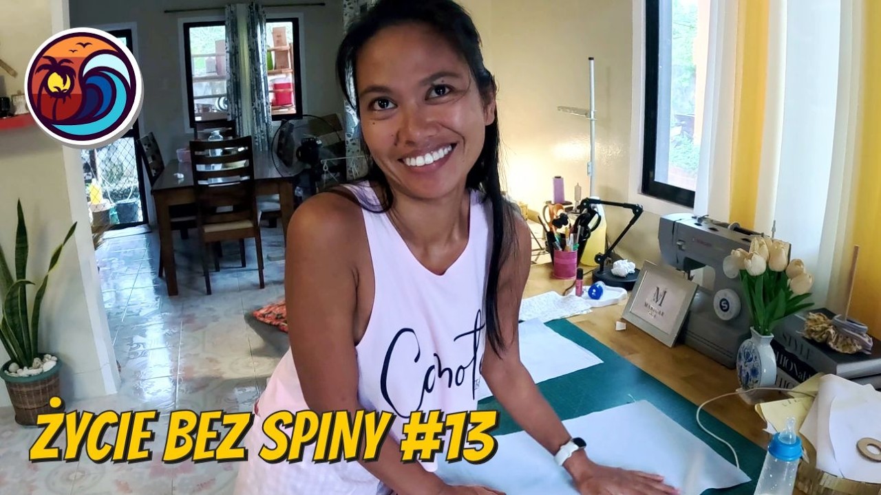 Kiedy mama szyje, tata szkoli AOWD, a dzieci robią rebelię | Życie Bez Spiny #13 | Camotes Filipiny