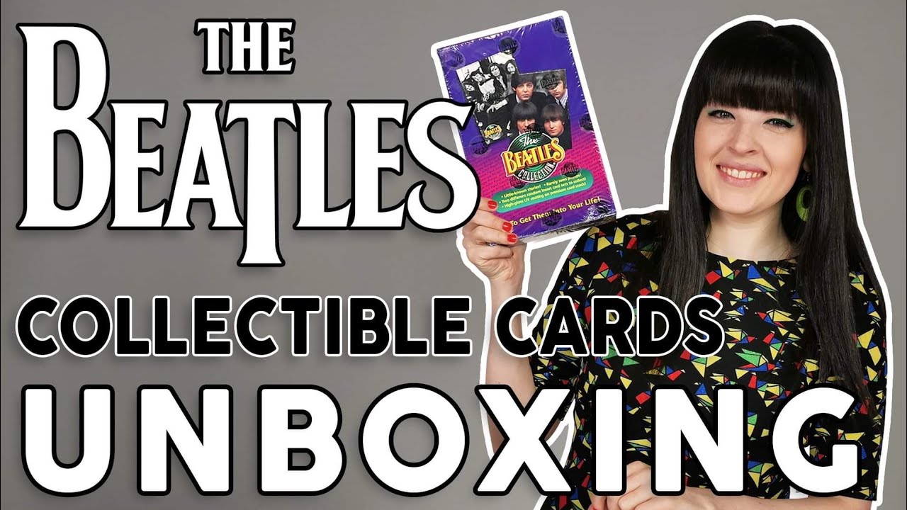 UNBOXING THE BEATLES COLLECTIBLE CARDS - SEALED BOX FROM 1993 | Christelle Bilodeau Portrait Artist