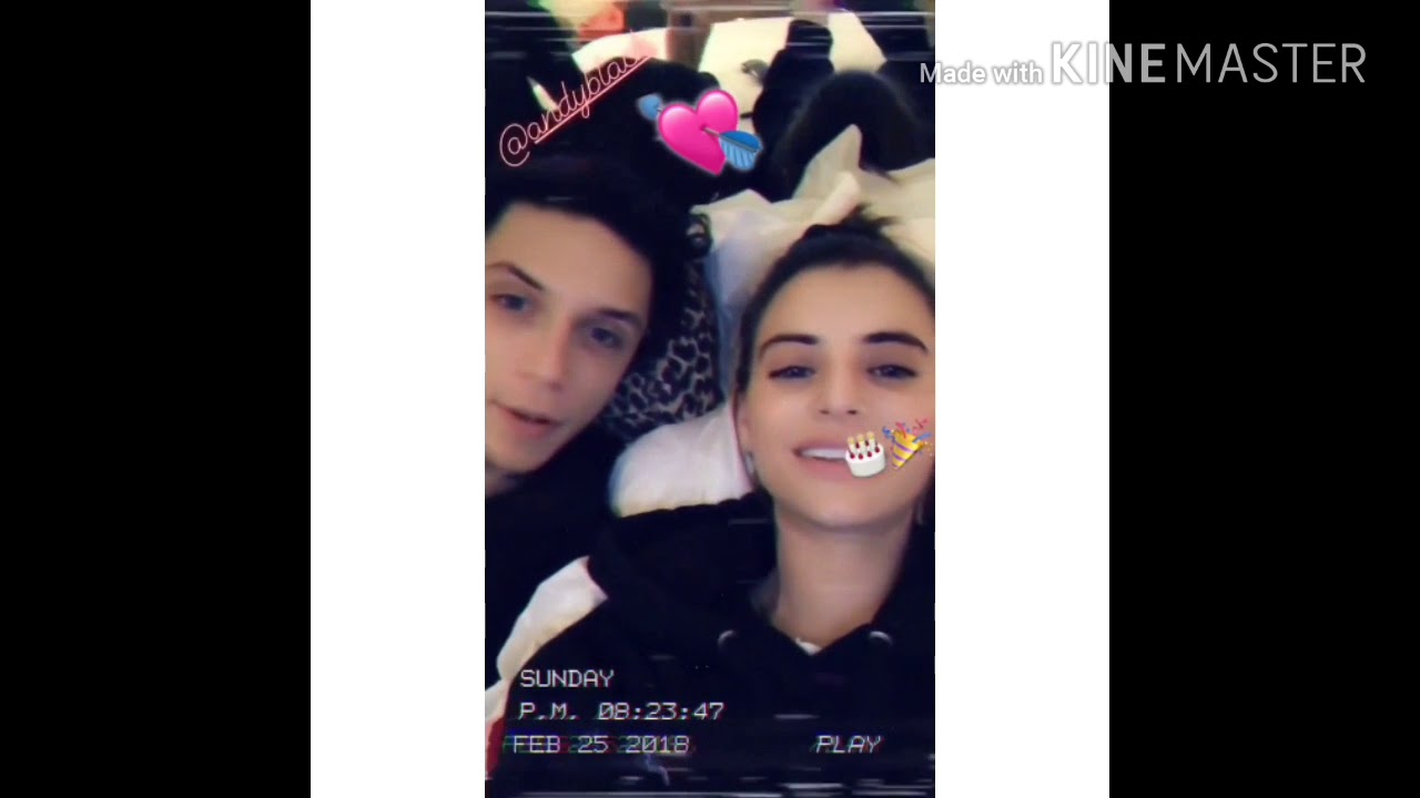 Andy Biersack & Juliet Simms via Juliet IG story's