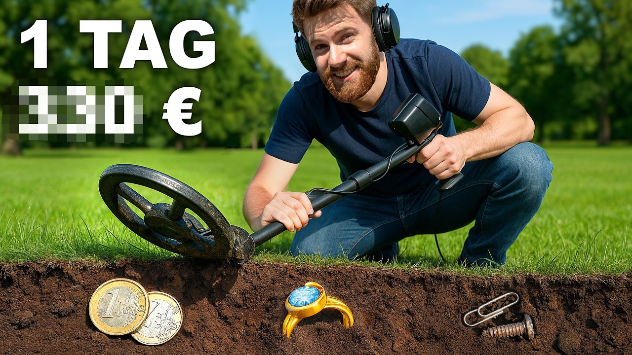1 Tag Schatzsuche mit dem Metall-Detektor und __&euro; verdient!