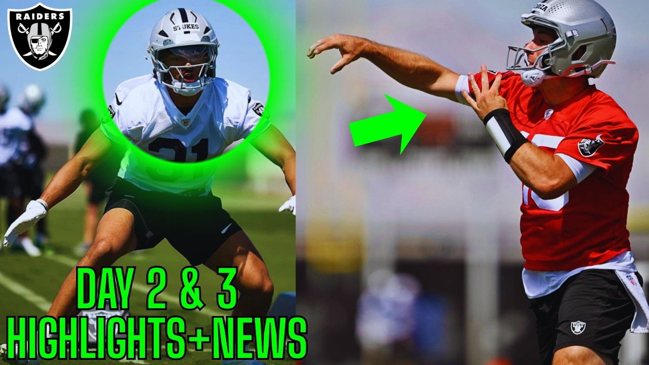 The Las Vegas Raiders Rookie Minicamp FEELS DIFFERENT... | Day 2 & 3 Highlights+News |