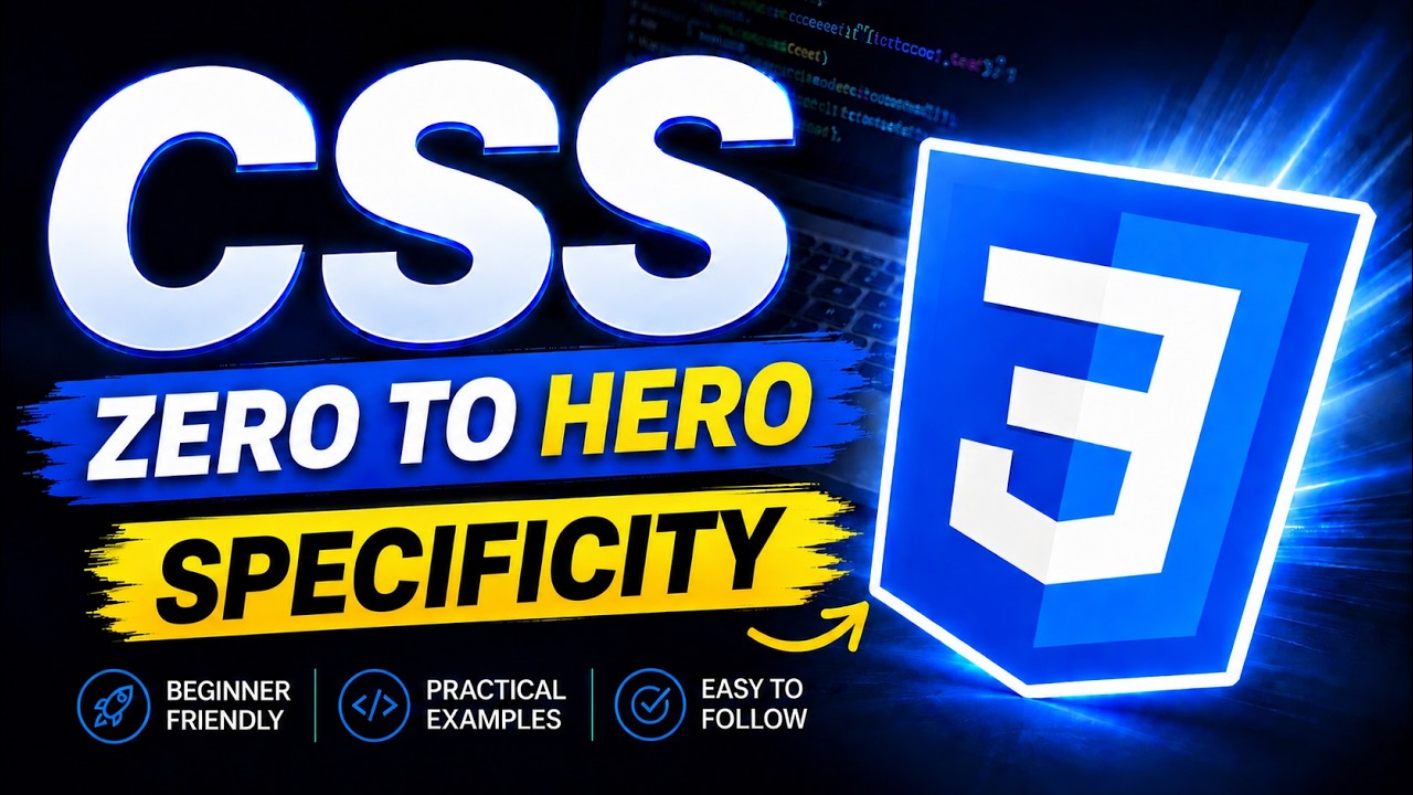 CSS Specificity | CSS Crash Course: Essential Concepts for Beginners | CSS Zero to Hero