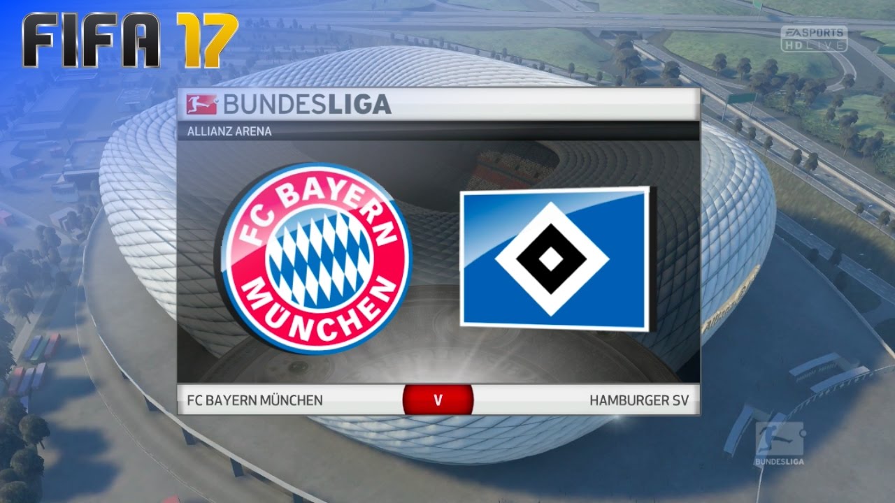 FIFA 17 - FC Bayern München vs. Hamburger SV @ Allianz Arena