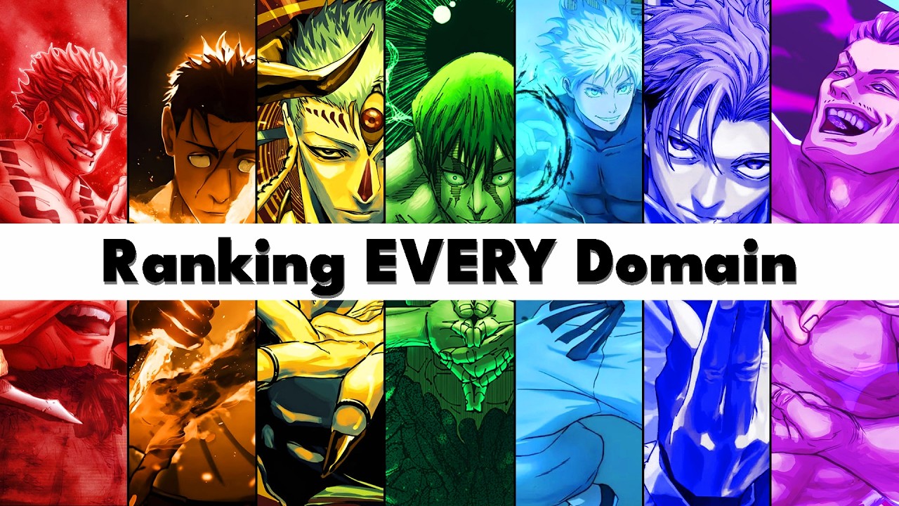 I Ranked All 17 Domains in Jujutsu Kaisen WEAKEST to STRONGEST!