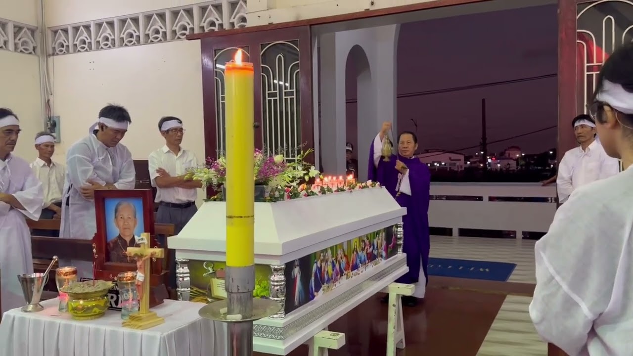 Làm Phép xác bà Maria Nguyễn Thị Mai Giáo Xứ Đông Hải Giáo Phận  Phan Thiết 3.2025