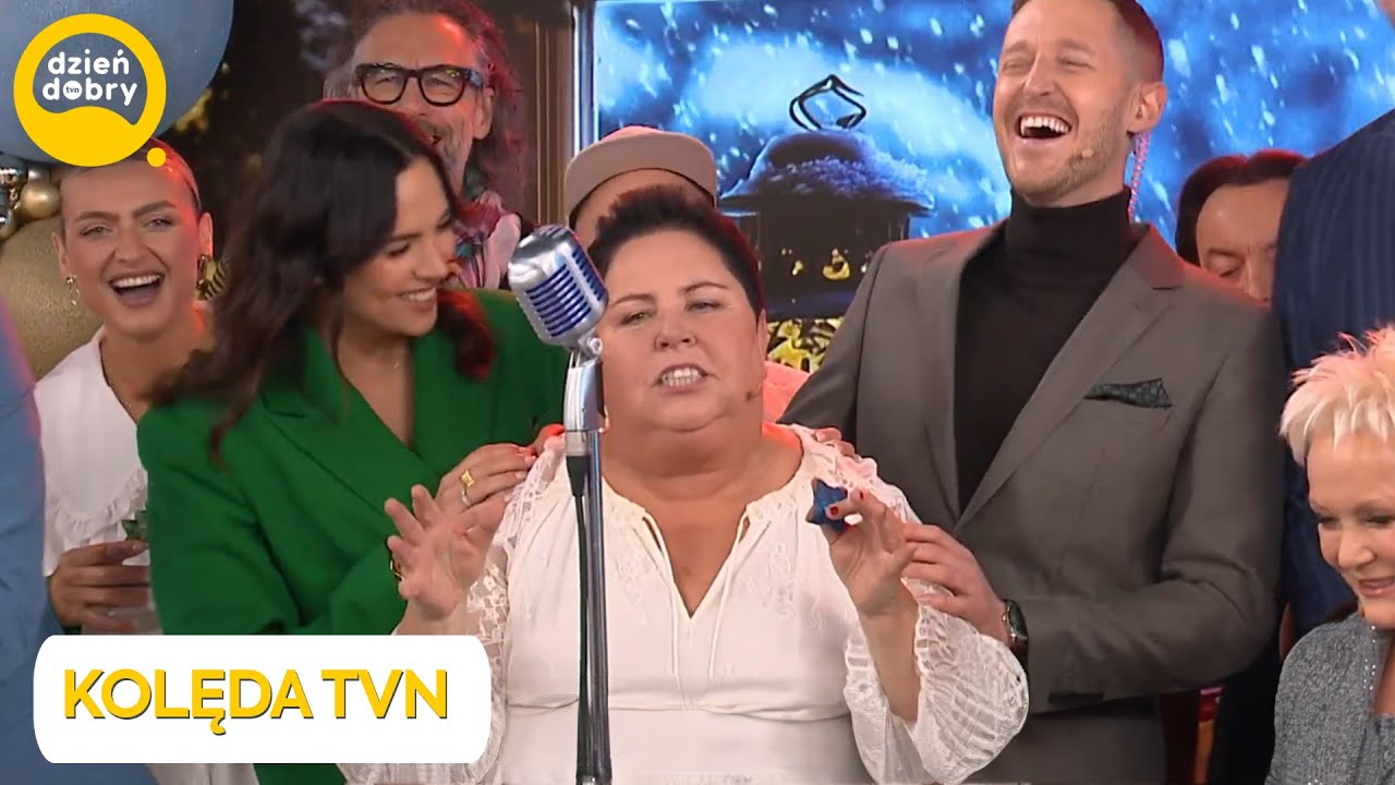 EKIPA DZIEŃ DOBRY TVN ZAŚPIEWAŁA KOLĘDĘ!