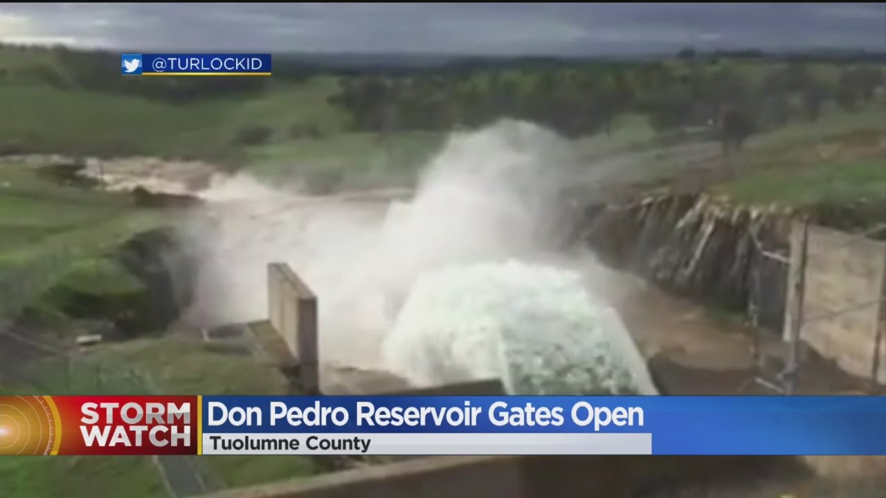 Don Pedro Spillway Opens For First Time Since 1997