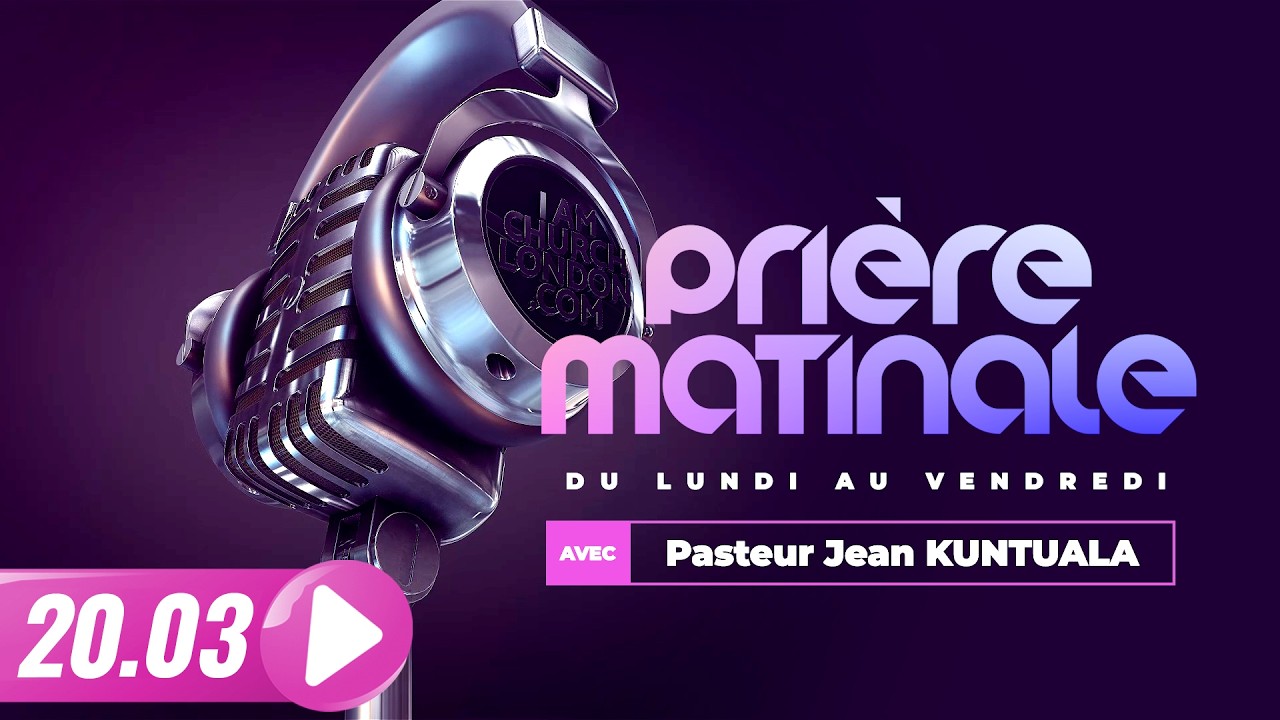 CULTE D'INTERCESSION DU 20 MARS 2026