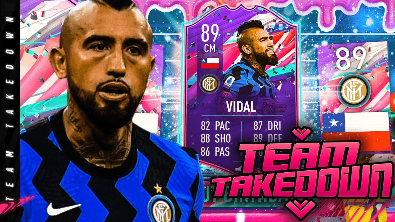89 FUT Birthday Arturo Vidal Team Takedown!!!