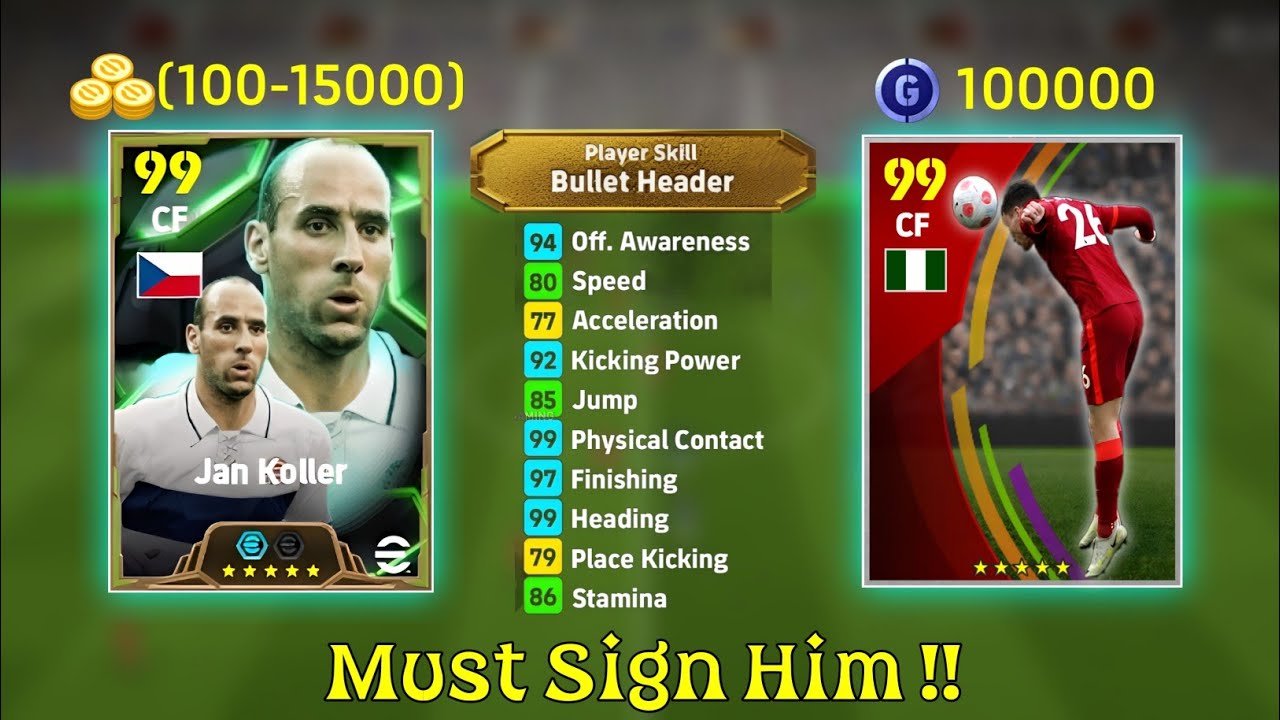 Sign This BULLET HEADER With GP In eFootball 25 | Hidden Gem CF in eFootball 25