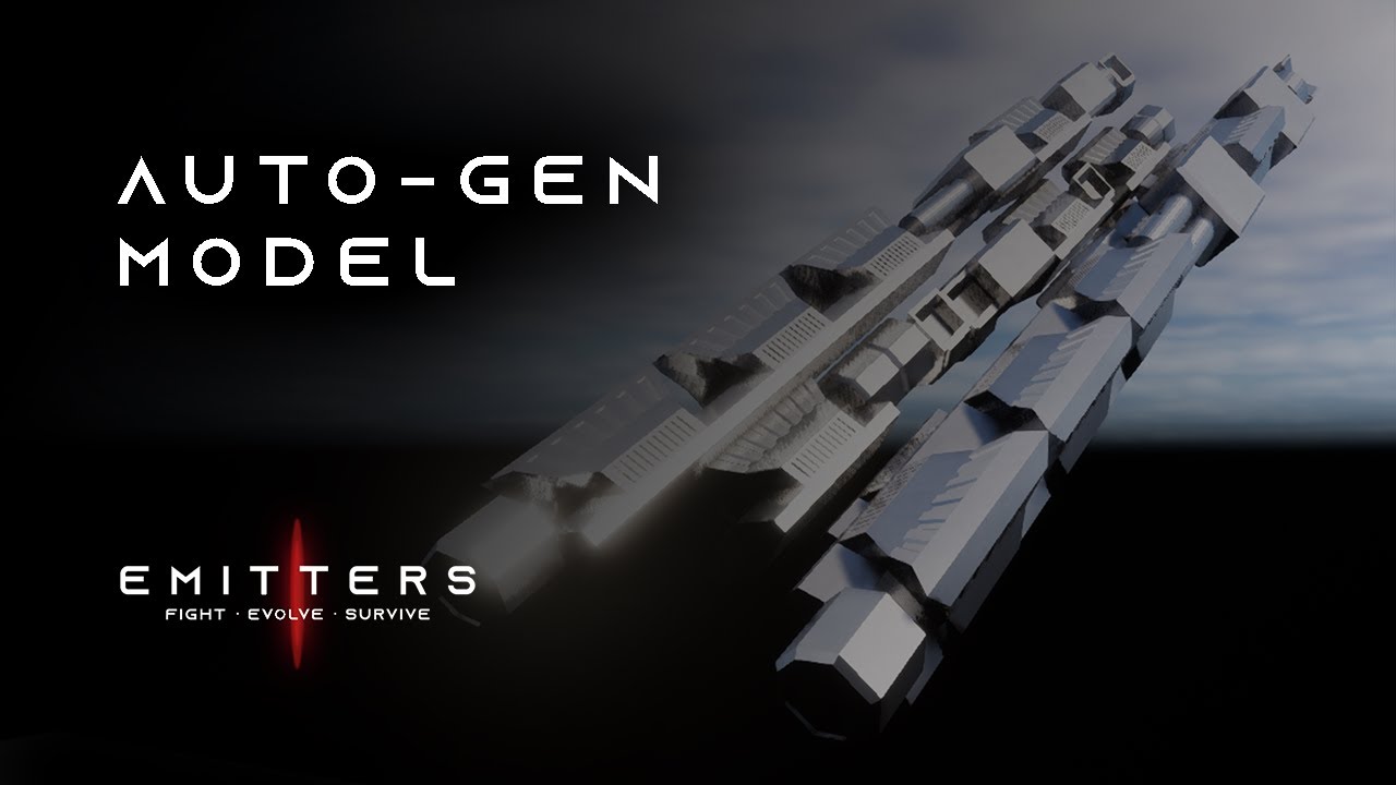 Emitters Dev - Trying to make a auto-generated model in Unreal Engine