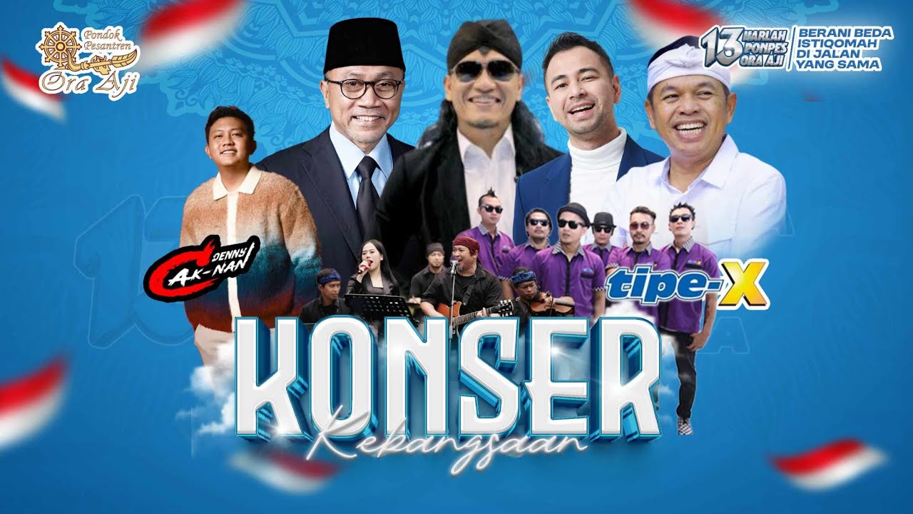 🔴 LIVE - KONSER KEBANGSAAN | HARLAH 13 PONPES ORA AJI