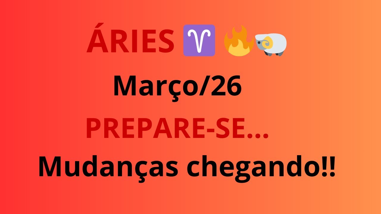 ARIES ♈️ 🔥 - O QUE VEM PARA O SIGNO NO MÊS DE MARÇO!!