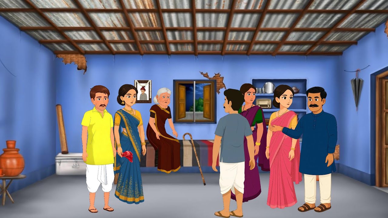 एक सास तीन बहुए | Hindi Story| Hindi Kahani | moral stories | cartoon story 