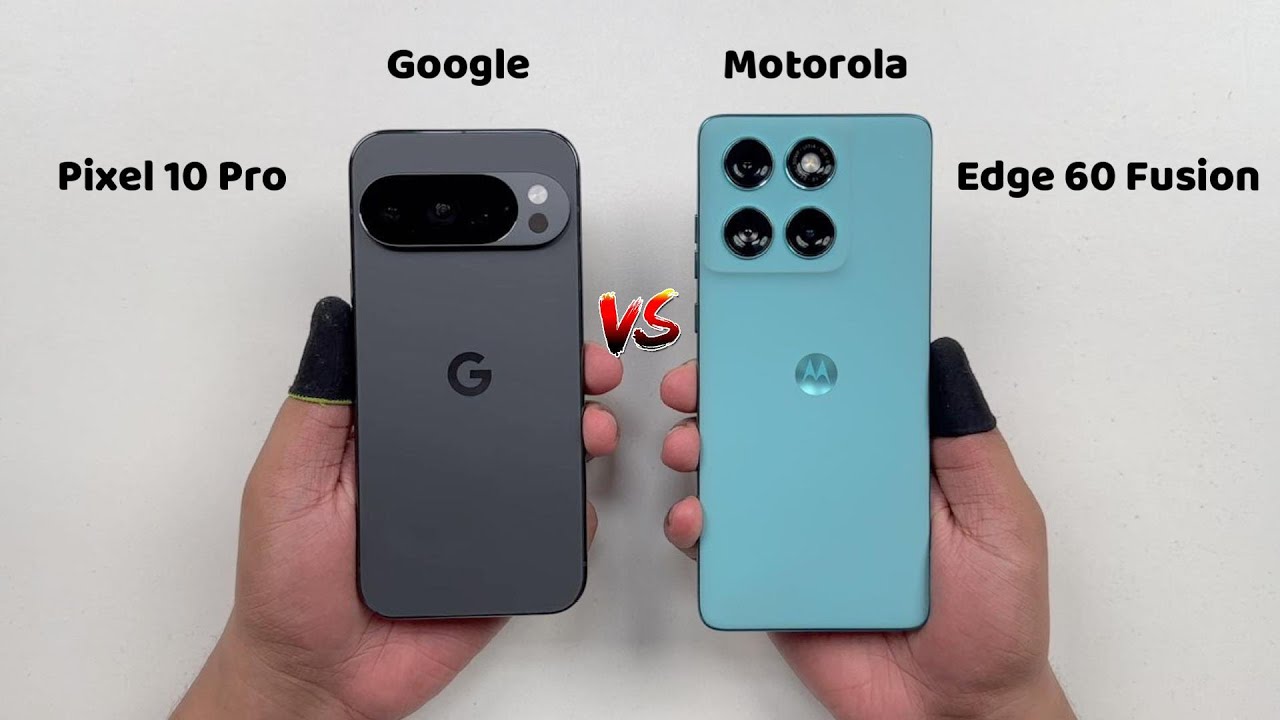 Google Pixel 10 Pro vs Motorola Edge 60 Fusion Speed Test | RAM FPS