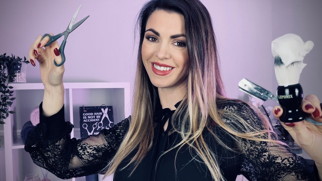 [ASMR] VIP Barber Shop ✂️  Hair Cut & Colour | Shampoo Massage | Beard Shave