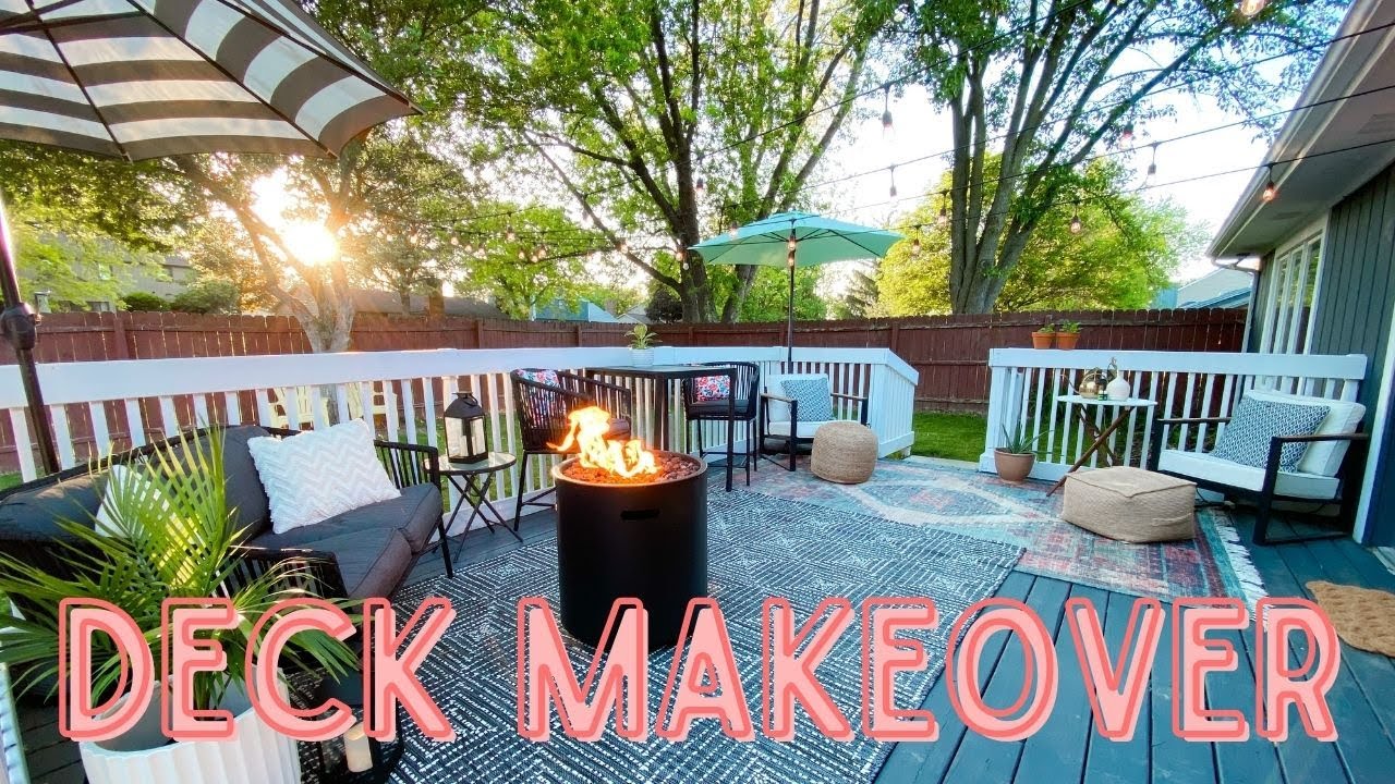 DECK DECORATING | SUMMER DECK REFRESH | TARGET PATIO FURNITURE AND DECOR 2021