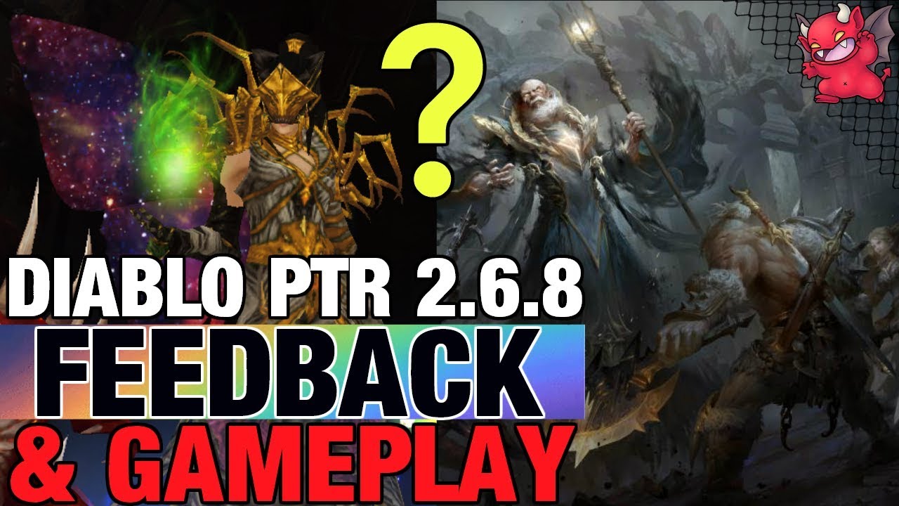 PTR Feedback 2.6.8 Frenzy, Hydra, Spirit Barrage Diablo 3 Season 20
