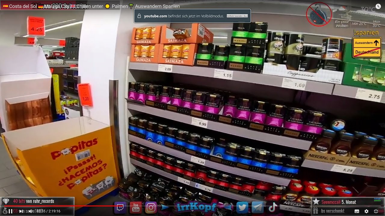 🇪🇸  Costa del Sol 🇩🇪 Malaga City 🇬🇧 Chillen unter ☀️ Palmen🌴 Auswandern Spanien