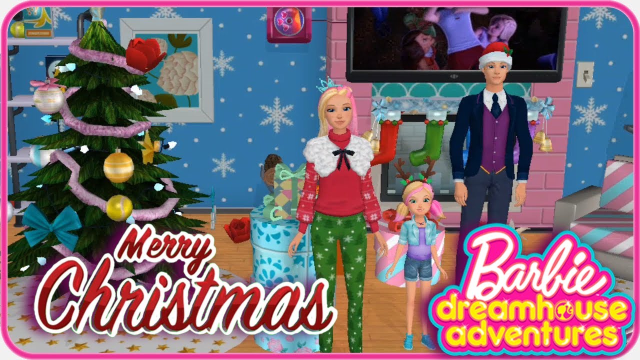 Barbie Ken Chelsea Christmas Eve Party - Barbie Dreamhouse Adventures Game