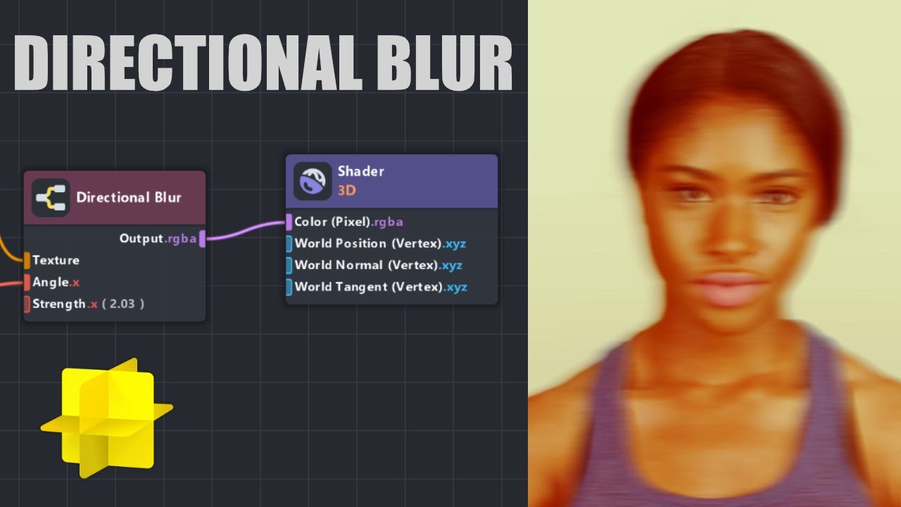 Directional blur in Lens Studio