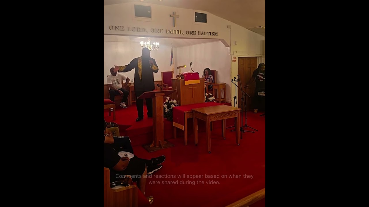  Minister Jarred Major #SalvationIsFree at Gethsemane Baptist Church in Orangeburg, SC 
