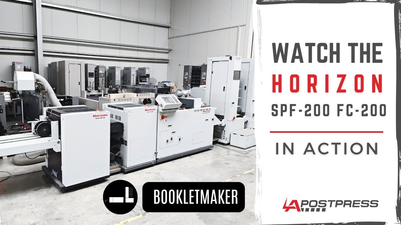 Horizon Bookletmaker, used - LA-POSTPRESS- #23102