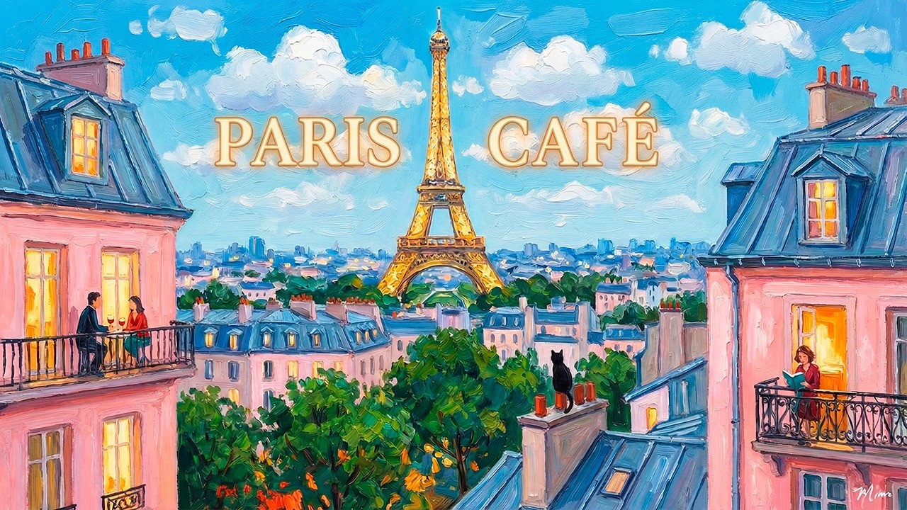 PARIS CAFÉ 🗼 French Instrumental Music | Relaxing Coffee Playlist | Study & Work [3 HOURS]