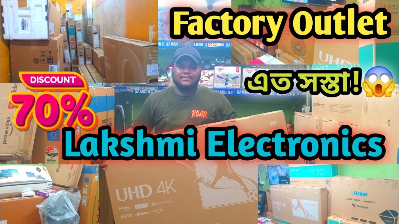 Factory Outlet TV,AC in Kolkata Up to70%OFF! SmartTV, Google TV, Android TV, 4K|Lakshmi Electronics💥