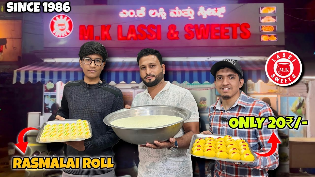 We Visited Bangalore's Oldest MK Lassi & Sweets Shop In Tannery Road