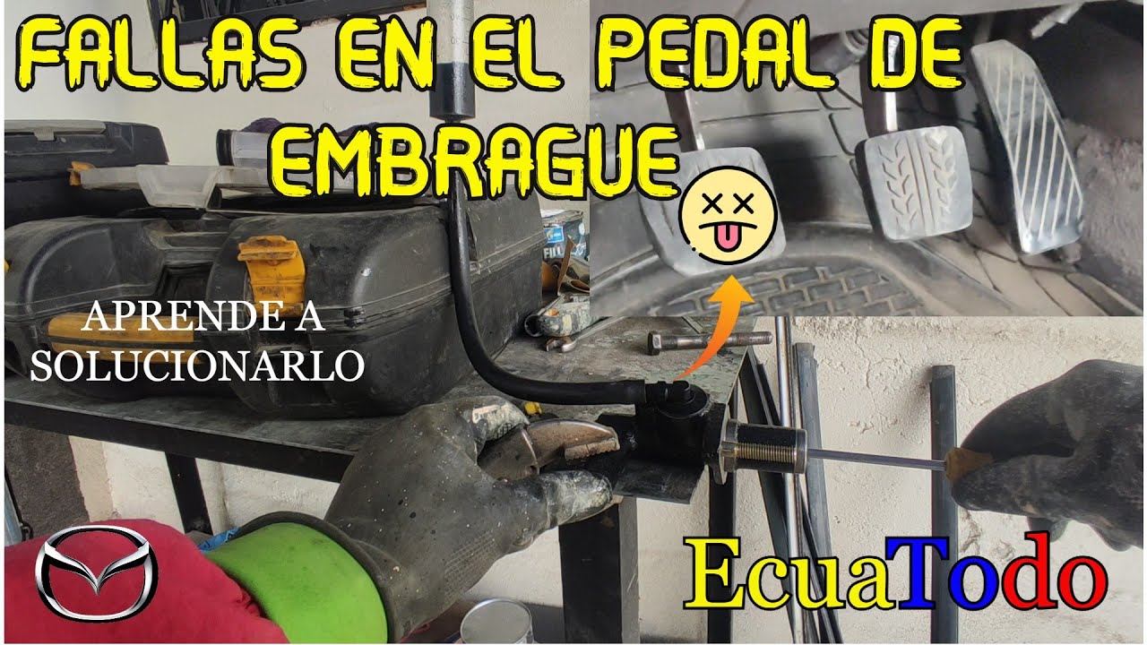 COMO CAMBIAR LA BOMBA DE EMBRAGUE DEL  MAZDA ALLEGRO.