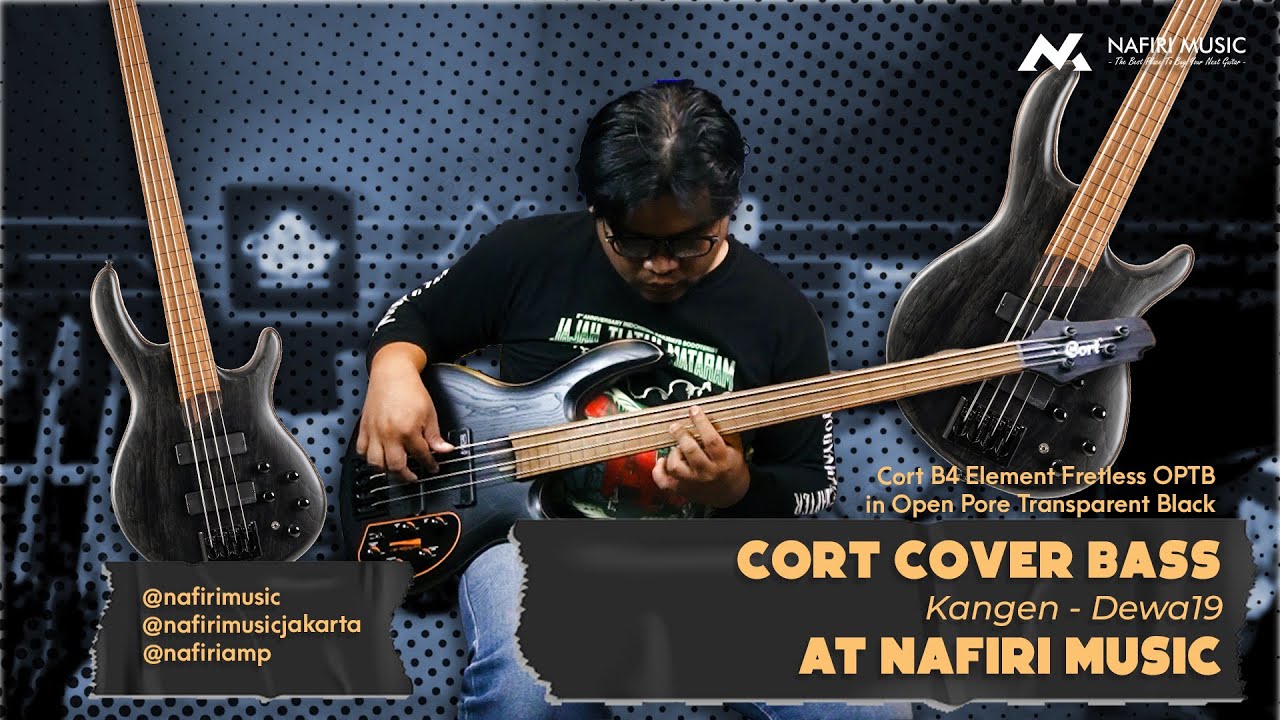 Spesifikasi Mewah Dari Bass Cort B4 Element I Cover Bass Kangen - Dewa 19