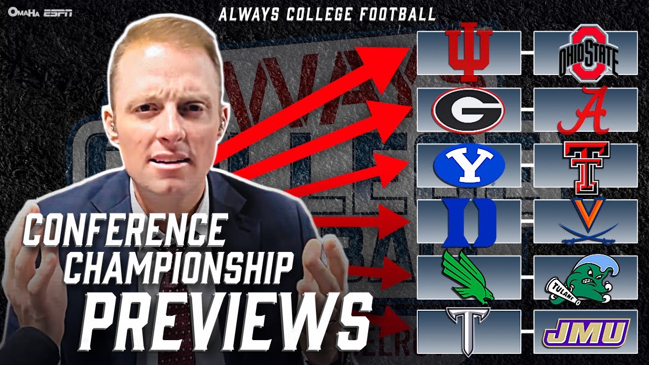 Greg McElroy’s Conference Championship previews 🏆 | Always College Football
