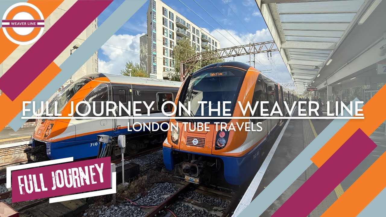 A FULL JOURNEY on the London Overground Weaver Line - Liverpool Street to Enfield Town