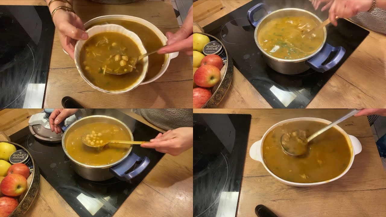 حريرة مغربية بطريقة مبسطة ساهلة 😋🫕توجديها في دقائق برطاجيو recette de soupe marocaine facile 😋🫕