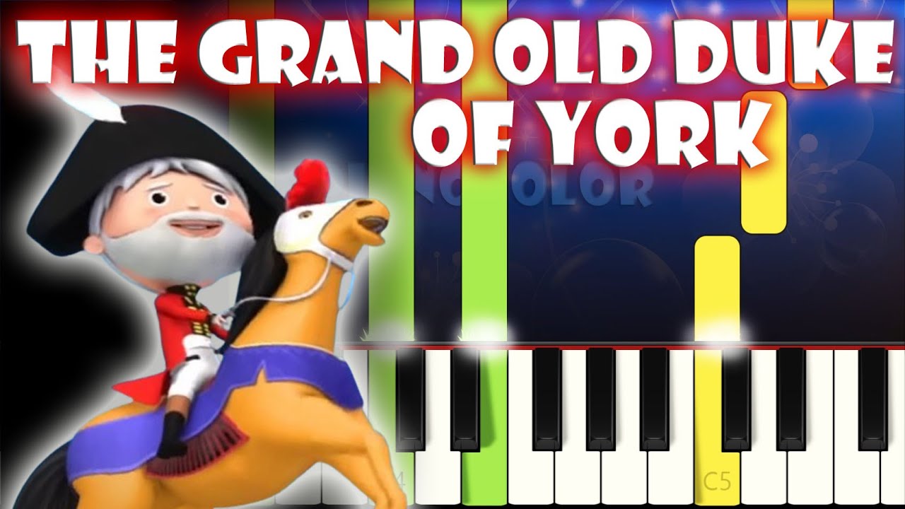 The Grand Old Duke Of Your - Little Baby Bum | Piano Tutorial | Karaoke
