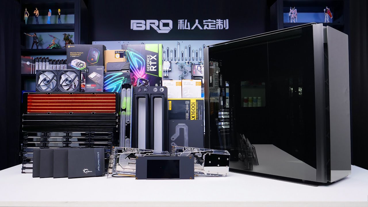 「BRO」4K TRIPLE KILL🔪🔪🔪  CORSAIR 1000D With 34 Unit Fan WITH AMD 3990X PC BUILD 海盗船1000D AMD#pcbuild