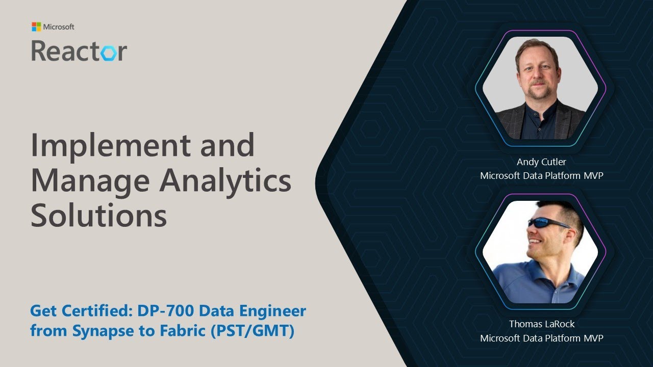 From Synapse to Fabric: Implement and Manage Analytics Solutions