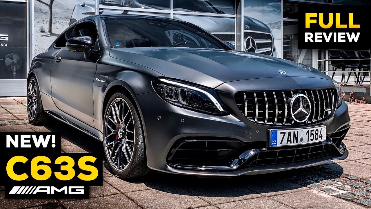 2020 MERCEDES AMG C63 S Coupé NEW FACELIFT V8 FULL Review BRUTAL Sound Exhaust Interior