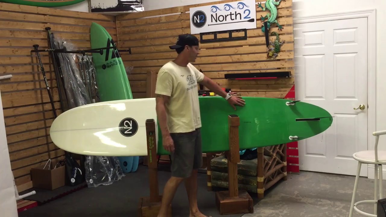 North 2 Boards, 10' Roots Longboard Surfboard, Epoxy Surfboard Overview