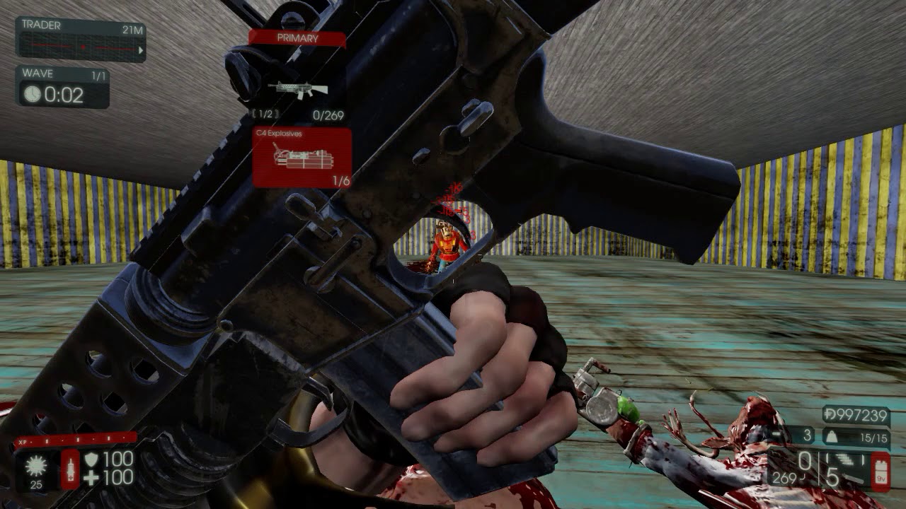 m16+c4+pulvy vs Fleshpound