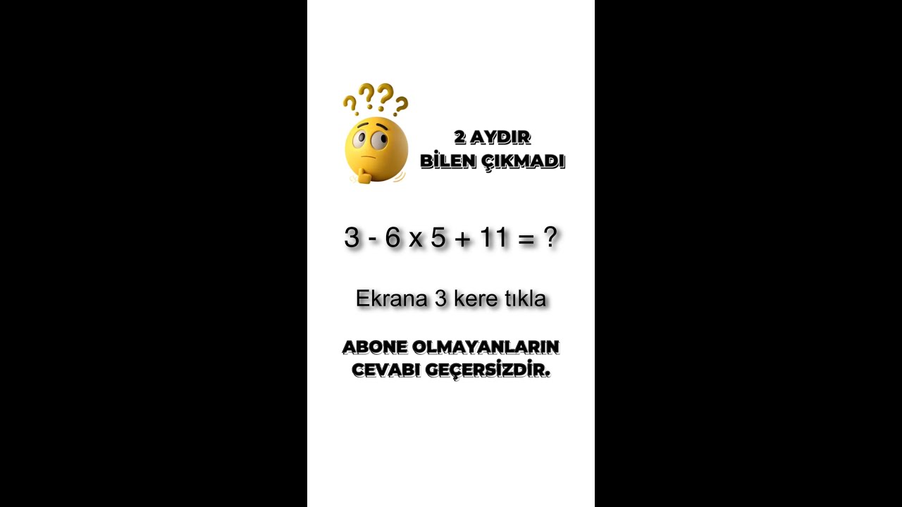 Cevabı bil ödülü kazan #shorts