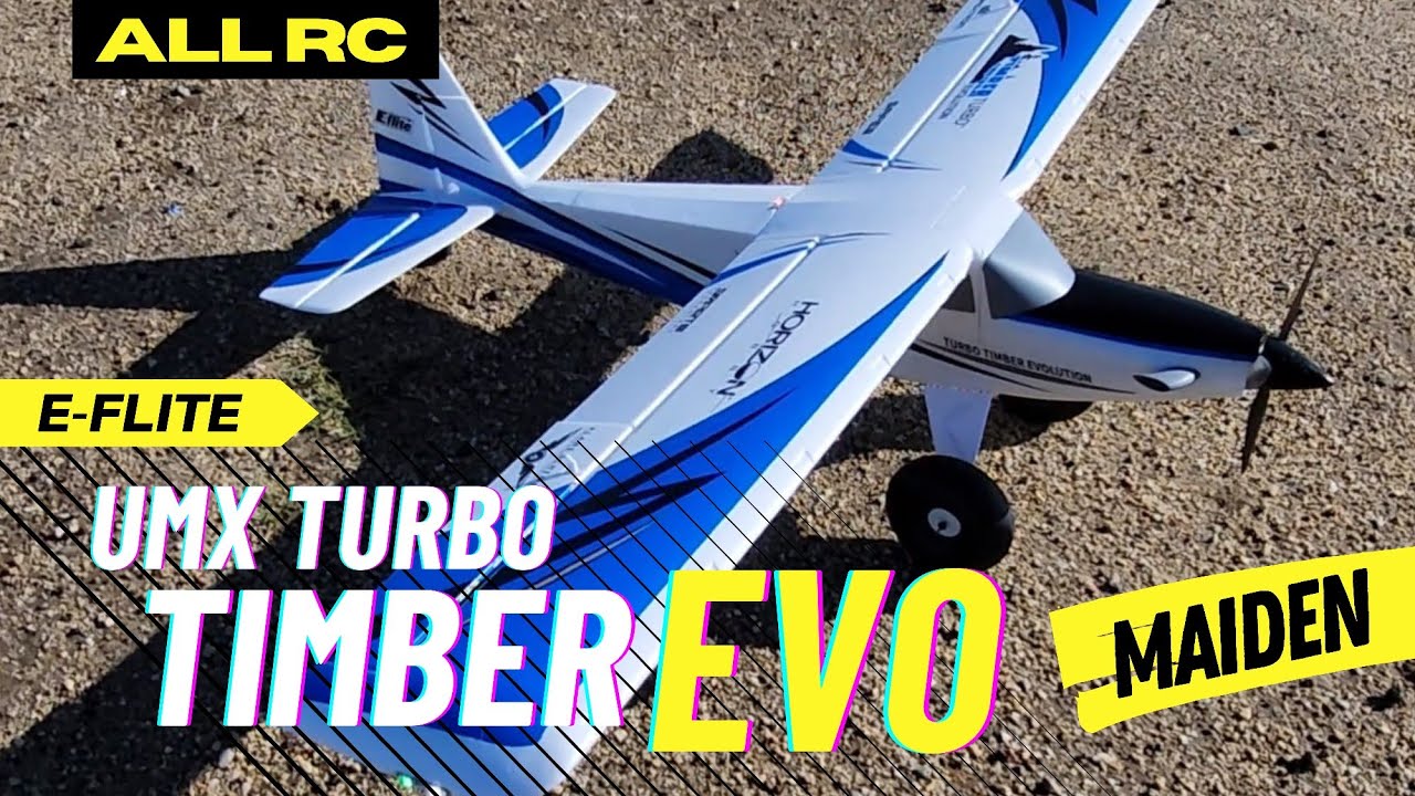 E-Flite UMX Turbo Timber Evolution — первый полет и обзор