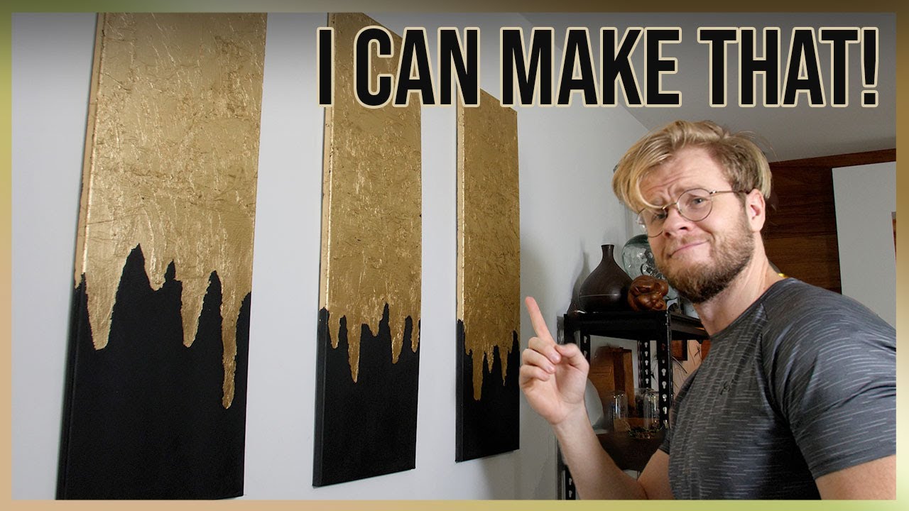 Gold Leaf Canvas Art - 